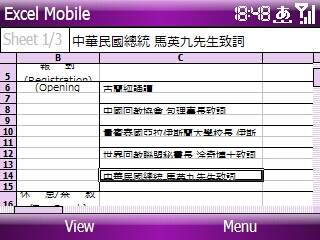 Excel Mobile